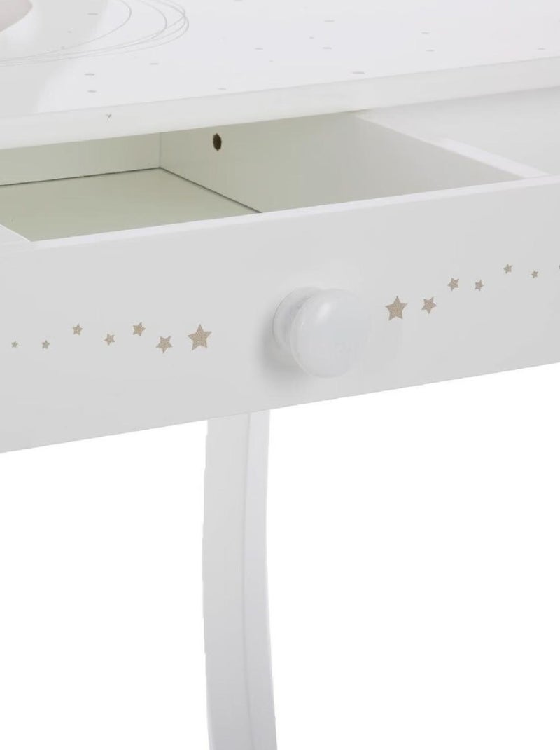 Coiffeuse et tabouret enfant Blanc - Kiabi