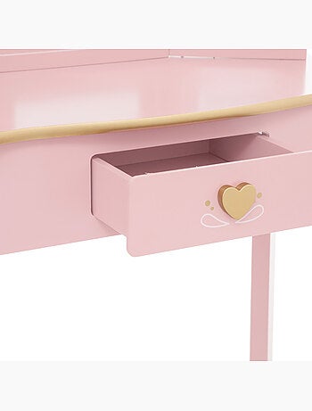 Coiffeuse et tabouret enfant sissi