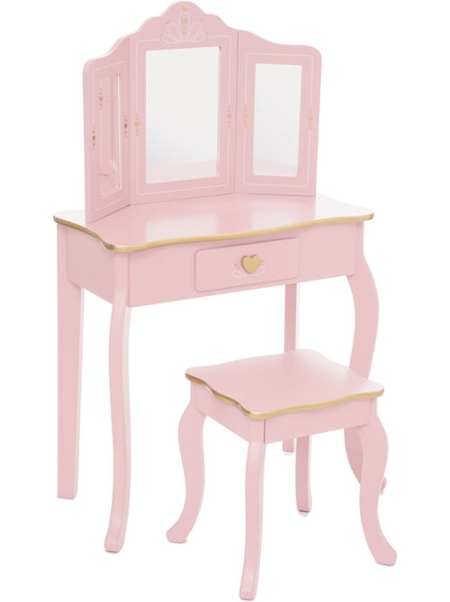 Coiffeuse et tabouret enfant sissi - Kiabi