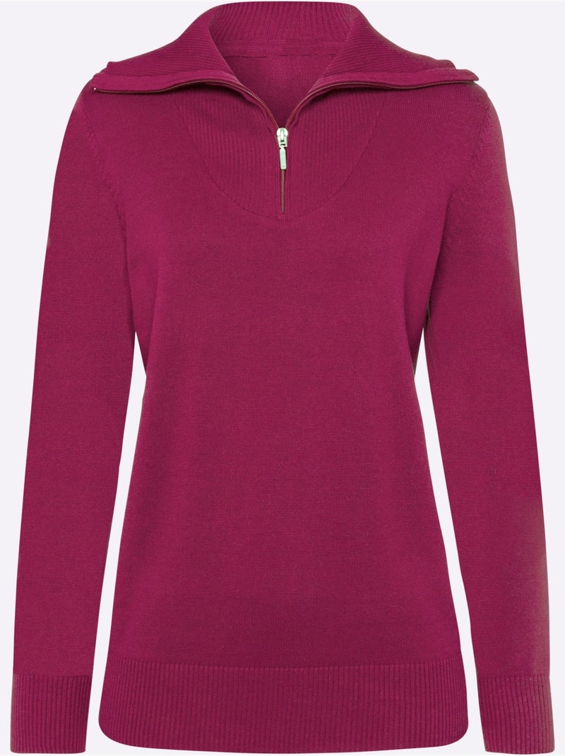Col camionneur - taille standard - moda vilona Noir Bordeaux - Kiabi