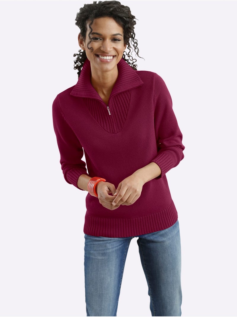 Col camionneur - taille standard - moda vilona Noir Bordeaux - Kiabi