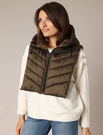 Col capuche matelassé zippé amovible
'Deeluxe'