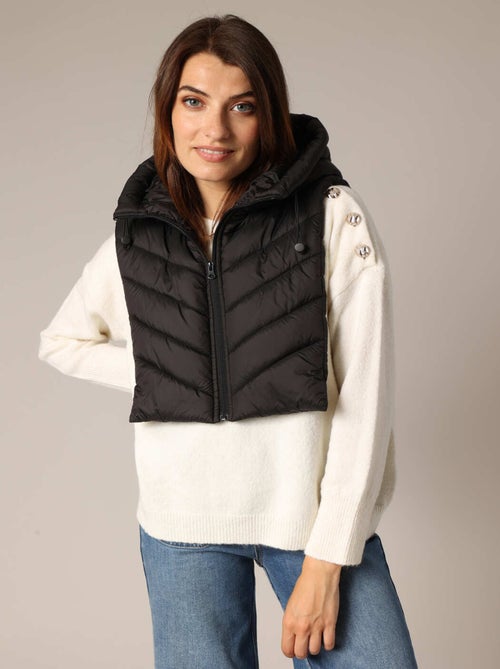 Col capuche zippé  amovible  'Deeluxe' - Kiabi