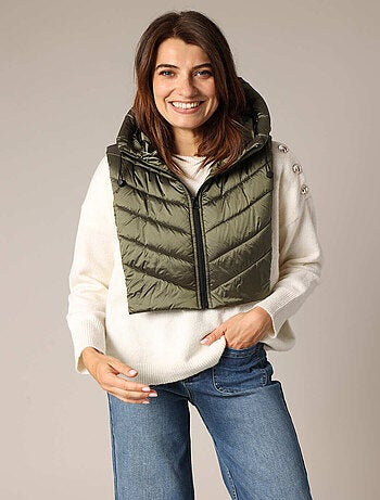 Col capuche matelassé zippé amovible
'Deeluxe'