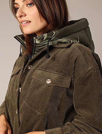 Col capuche matelassé zippé amovible
'Deeluxe'