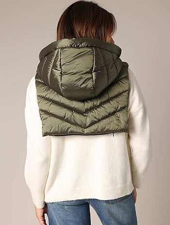 Col capuche matelassé zippé amovible
'Deeluxe'