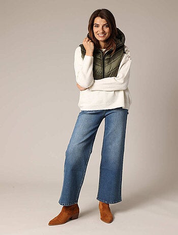 Col capuche matelassé zippé amovible
'Deeluxe'