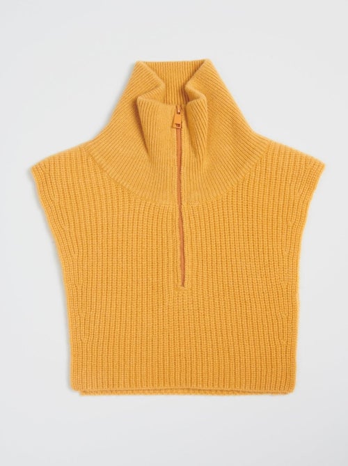 Col montant zippé femme 100% cachemire 4 fils - ZAYA 1 - Kiabi