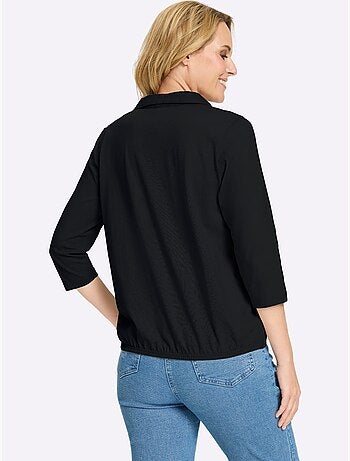 Col Polo Avec Encolure En V - Taille Standard - Moda Vilona