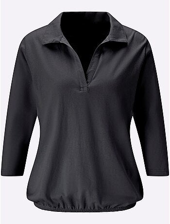 Col Polo Avec Encolure En V - Taille Standard - Moda Vilona