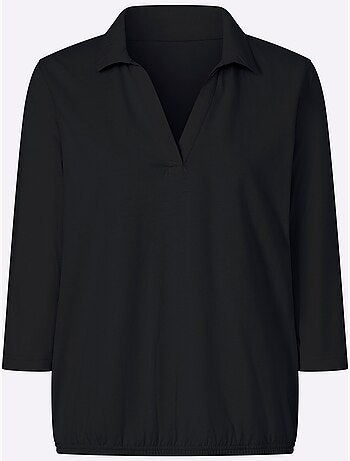 Col Polo Avec Encolure En V - Taille Standard - Moda Vilona