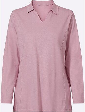Col Polo Avec Encolure En V - Taille Standard - Moda Vilona