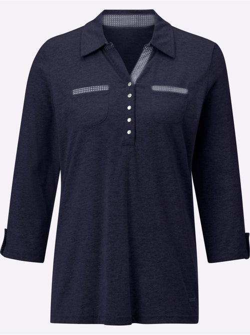 Col Polo Avec Encolure En V - Taille Standard - Witt - Kiabi