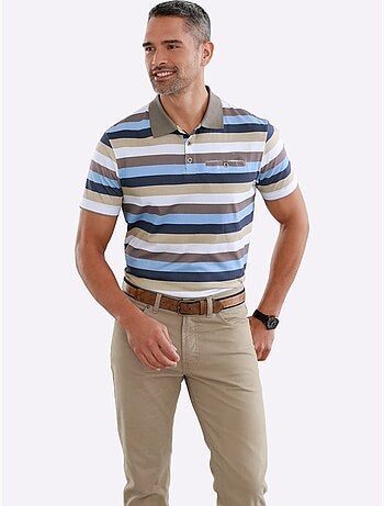 Col Polo Côtelé - Taille Standard - Moda Vilona