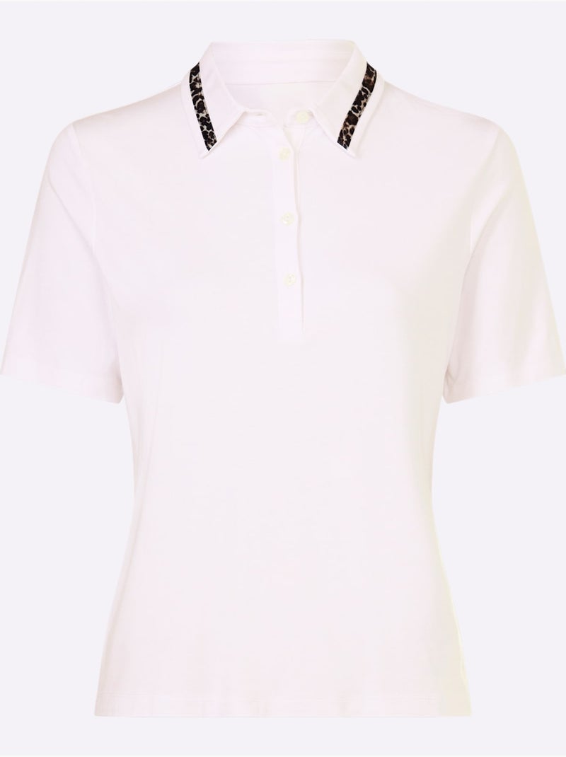 Col Polo Tendance - Taille Standard - Helline Blanc - Kiabi