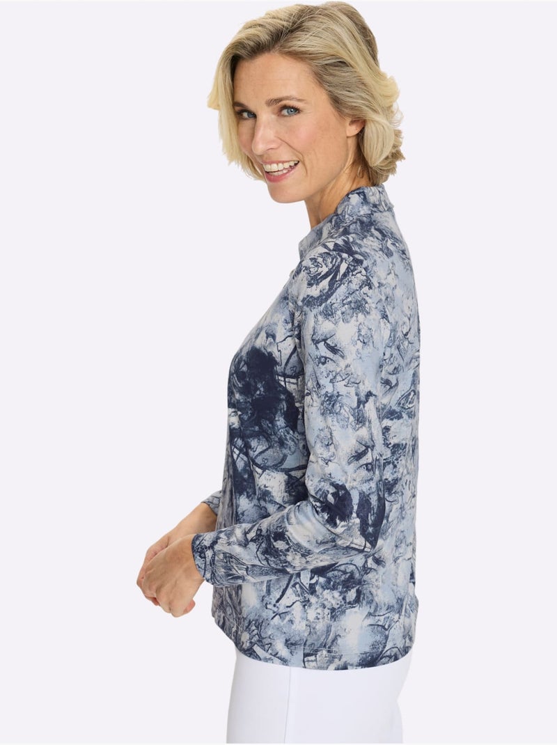 Col polo tendance - taille standard - moda vilona Bleu Bleu - Kiabi