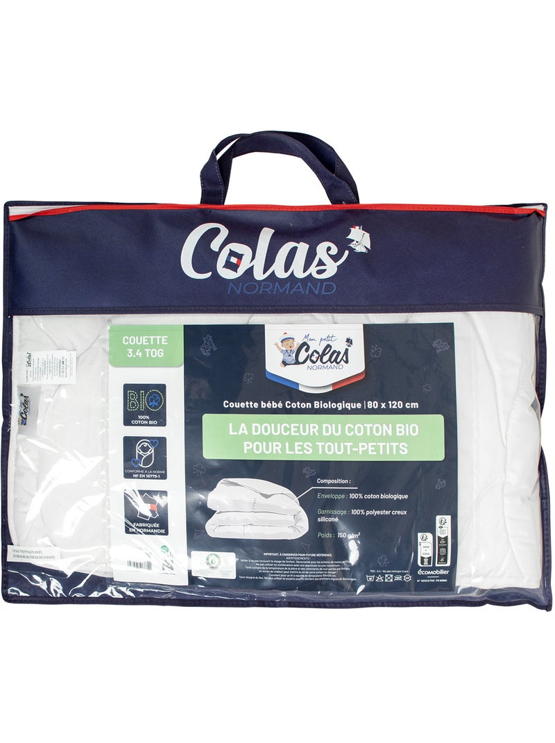 Colas Normand | Couette bébé toute saison  made in France Blanc - Kiabi