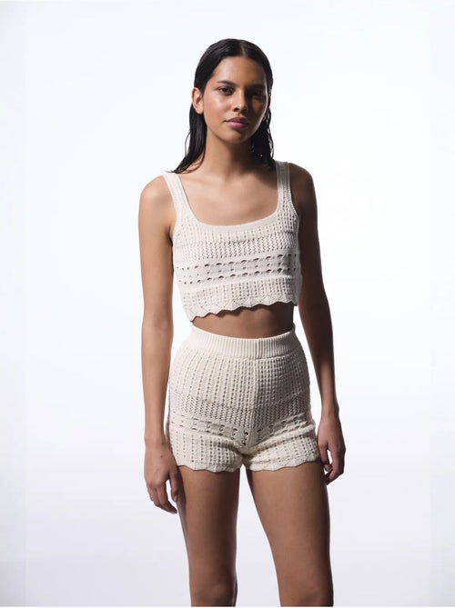 Colette short mini à détails brodés penti - Kiabi Colette short mini à détails brodés penti - Kiabi