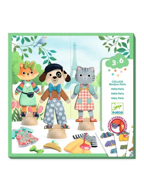 Collage Bonjour Paris - Kiabi