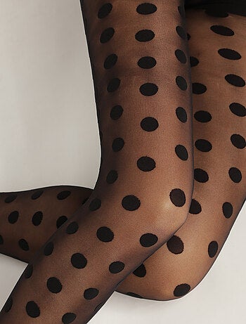 Collant à pois Style