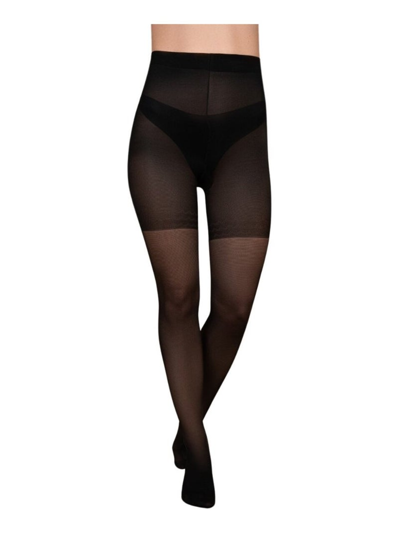 Collant amincissant Control slim tights 40 deniers Noir - Kiabi