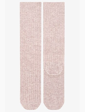 Collant chaud confortable côtelé jacquard penti
