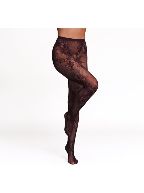 Collant dentelle 30 deniers cancan - rougegorge lingerie - Kiabi
