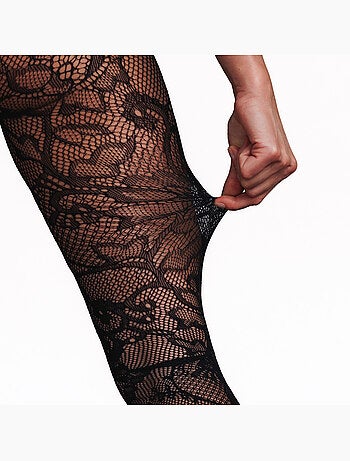 Collant dentelle 40 deniers jupon - rougegorge lingerie