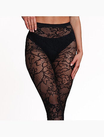 Collant dentelle 40 deniers jupon - rougegorge lingerie