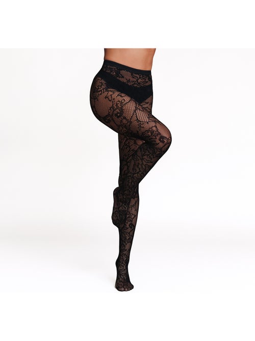 Collant dentelle 40 deniers jupon - rougegorge lingerie - Kiabi Collant dentelle 40 deniers jupon - rougegorge lingerie - Kiabi