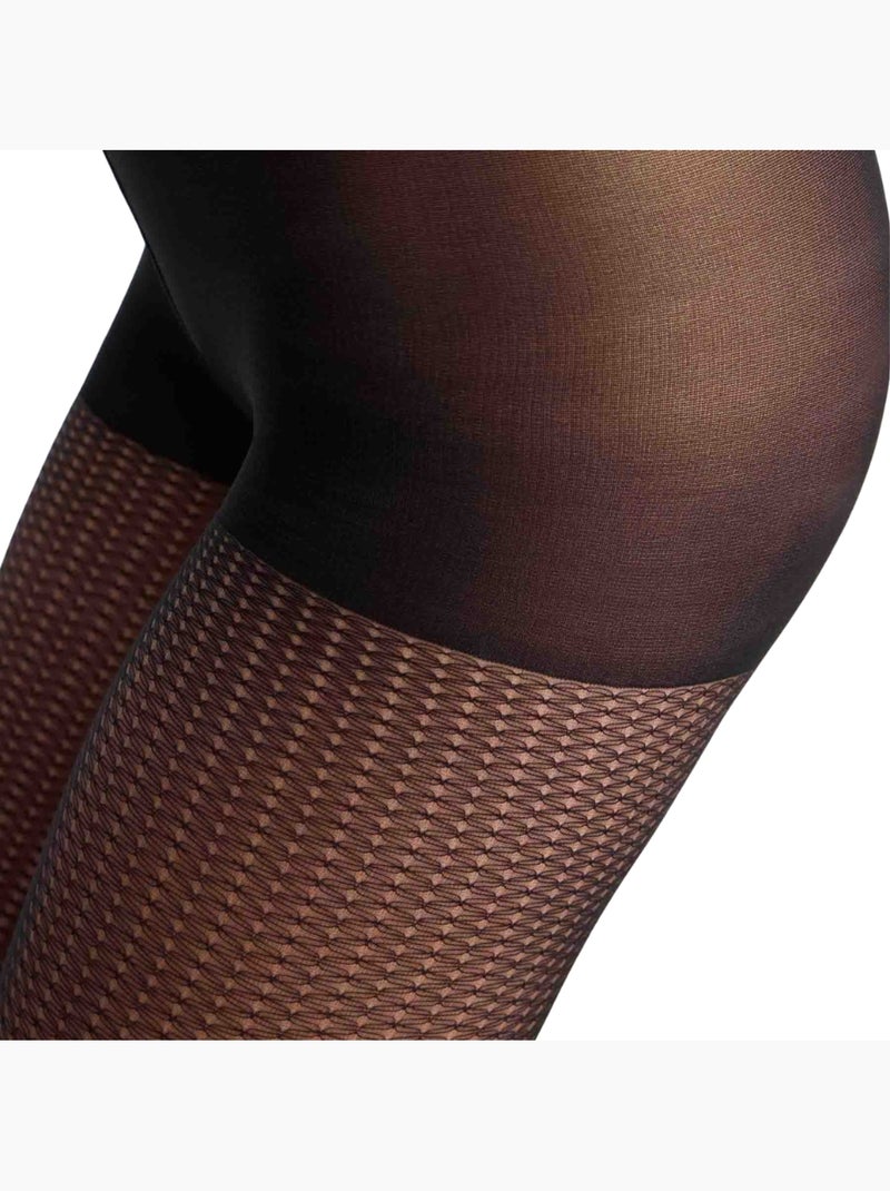 Collant diamant Style Noir - Kiabi