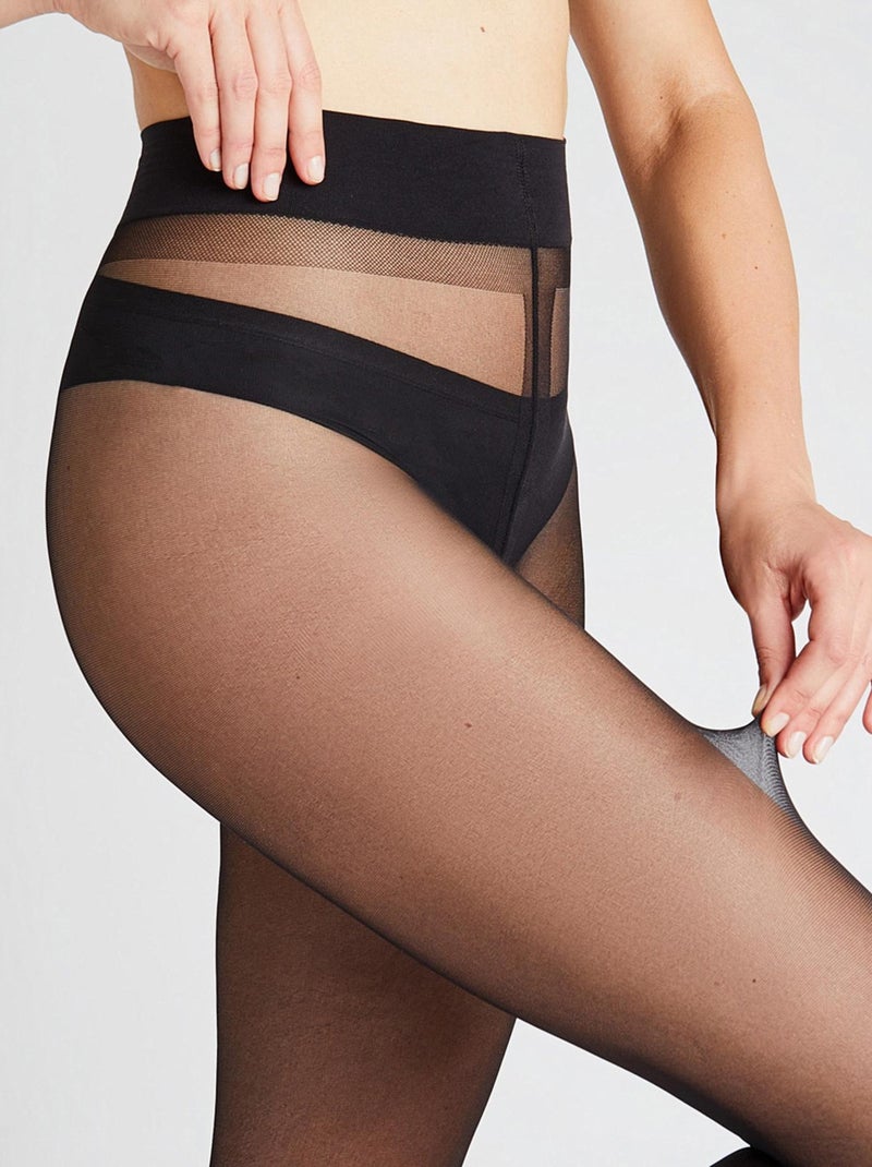 Collant durable 15 deniers Colin - RougeGorge Lingerie Noir - Kiabi