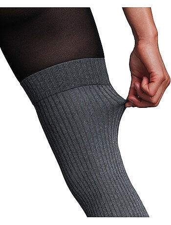 Collant effet chaussettes jersey - rougegorge lingerie
