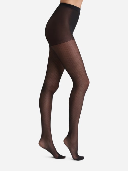 Collant effet graphique résille Style - Kiabi