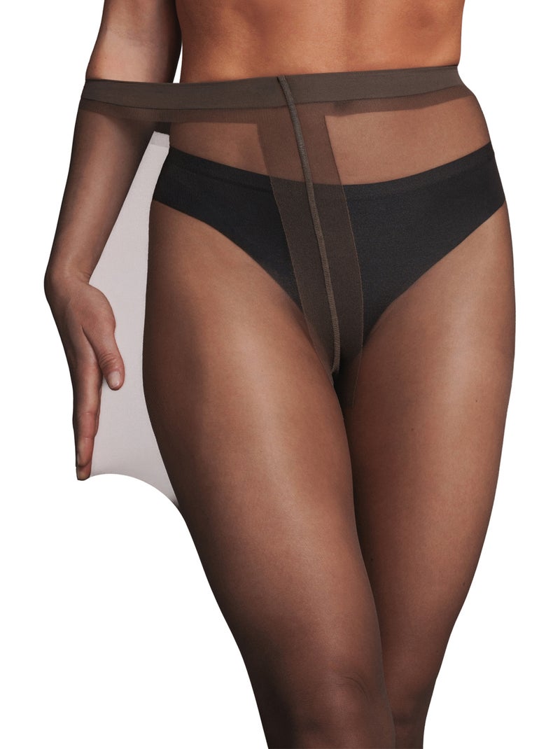 Collant effet sublimateur jauge - rougegorge lingerie Marron - Kiabi