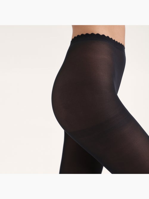 Collant en maille en microfibre effet seconde peau Body Touch - Kiabi