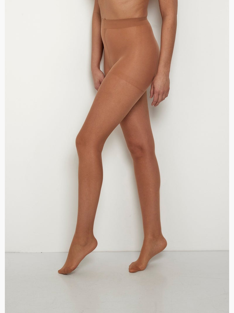 Collant femme beige résistant 30D T6 Voile TEX à Prix