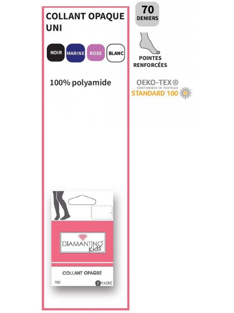Collant Enfant DIAMANTINO Rose - Kiabi