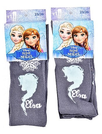 Collant Enfant LA REINE DES NEIGES - Pack de 2