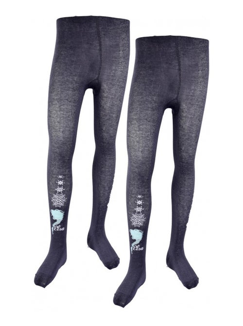 Collant Enfant LA REINE DES NEIGES - Pack de 2 - Kiabi