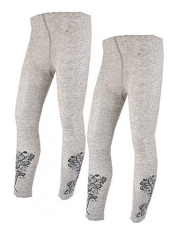 Collant Enfant LA REINE DES NEIGES - Pack de 2