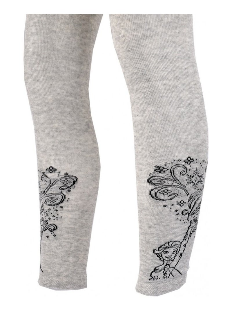 Collant Enfant LA REINE DES NEIGES - Pack de 2 Gris - Kiabi