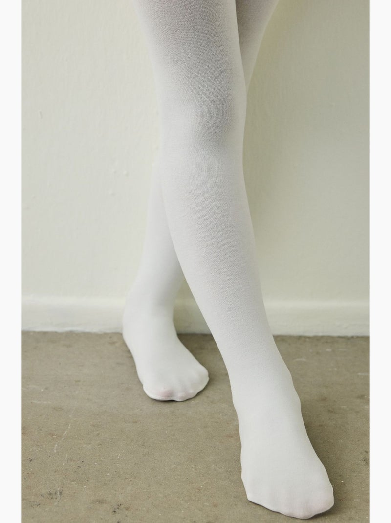 Collant enfant penti Blanc - Kiabi