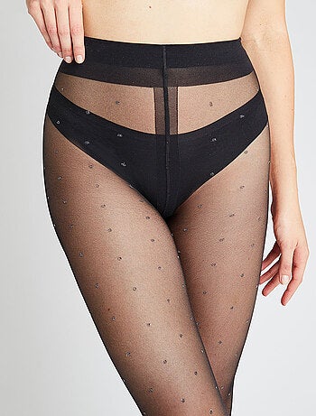 Collant fantaisie 20 deniers Ciel - RougeGorge Lingerie