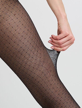 Collant fantaisie 20 deniers Merveille - RougeGorge Lingerie