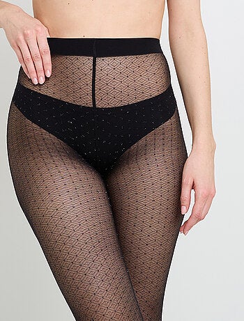 Collant fantaisie 20 deniers Merveille - RougeGorge Lingerie