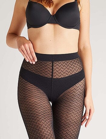 Collant fantaisie 25 deniers Cactus - RougeGorge Lingerie