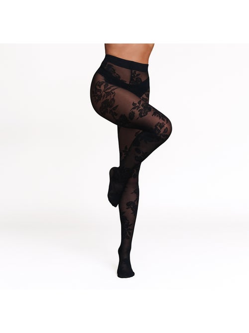 Collant fantaisie 30 deniers jasmin - rougegorge lingerie - Kiabi