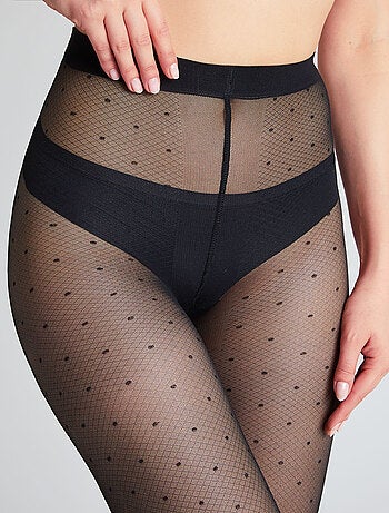 Collant fantaisie 30 deniers Roxane - RougeGorge Lingerie