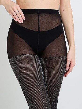 Collant fantaisie 40 deniers Mimosa - RougeGorge Lingerie